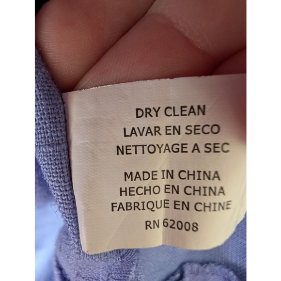 Insight Periwinkle Ramie Blazer Jacket Women's Size 8 - Picture 7 of 9